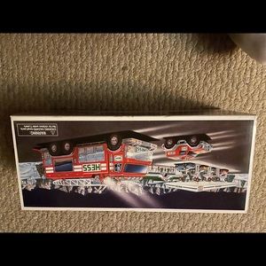 Hess emergency truck with rescue vehicle